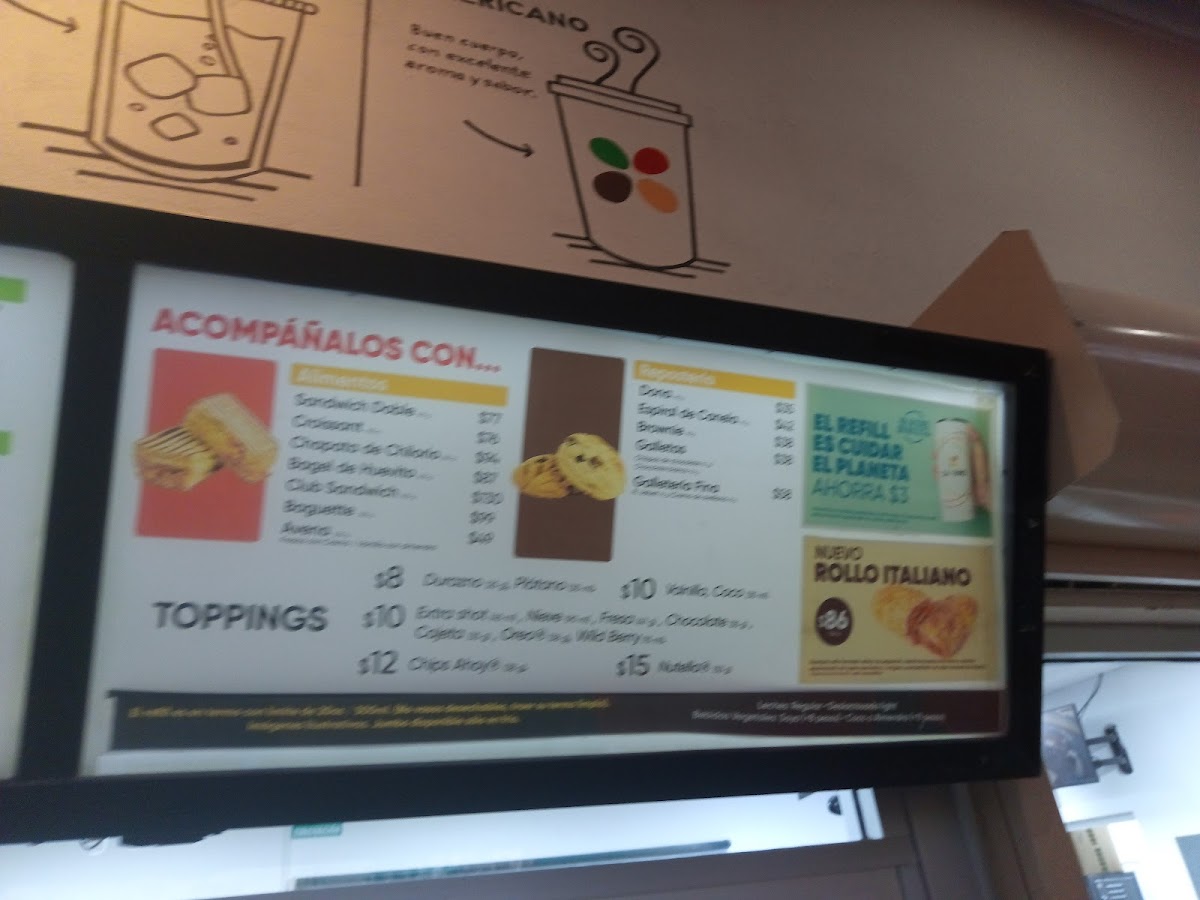 CAFFENIO Soriana Tecnológico Menu - Image 2