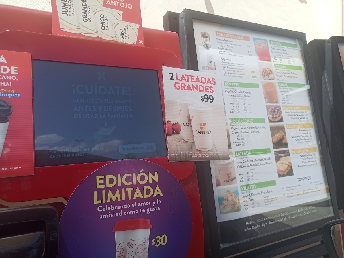 CAFFENIO Soriana Tecnológico Menu - Image 3