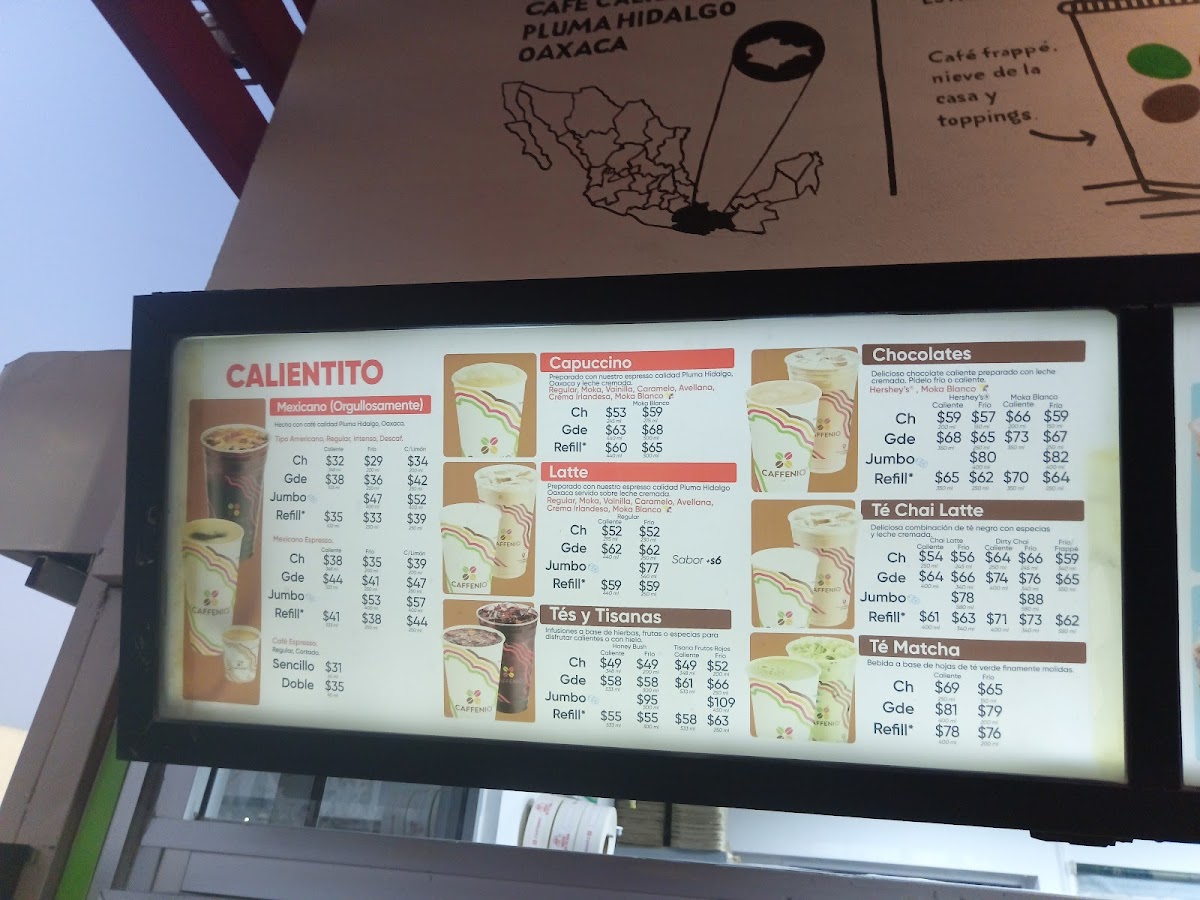 CAFFENIO Soriana Tecnológico Menu - Image 4